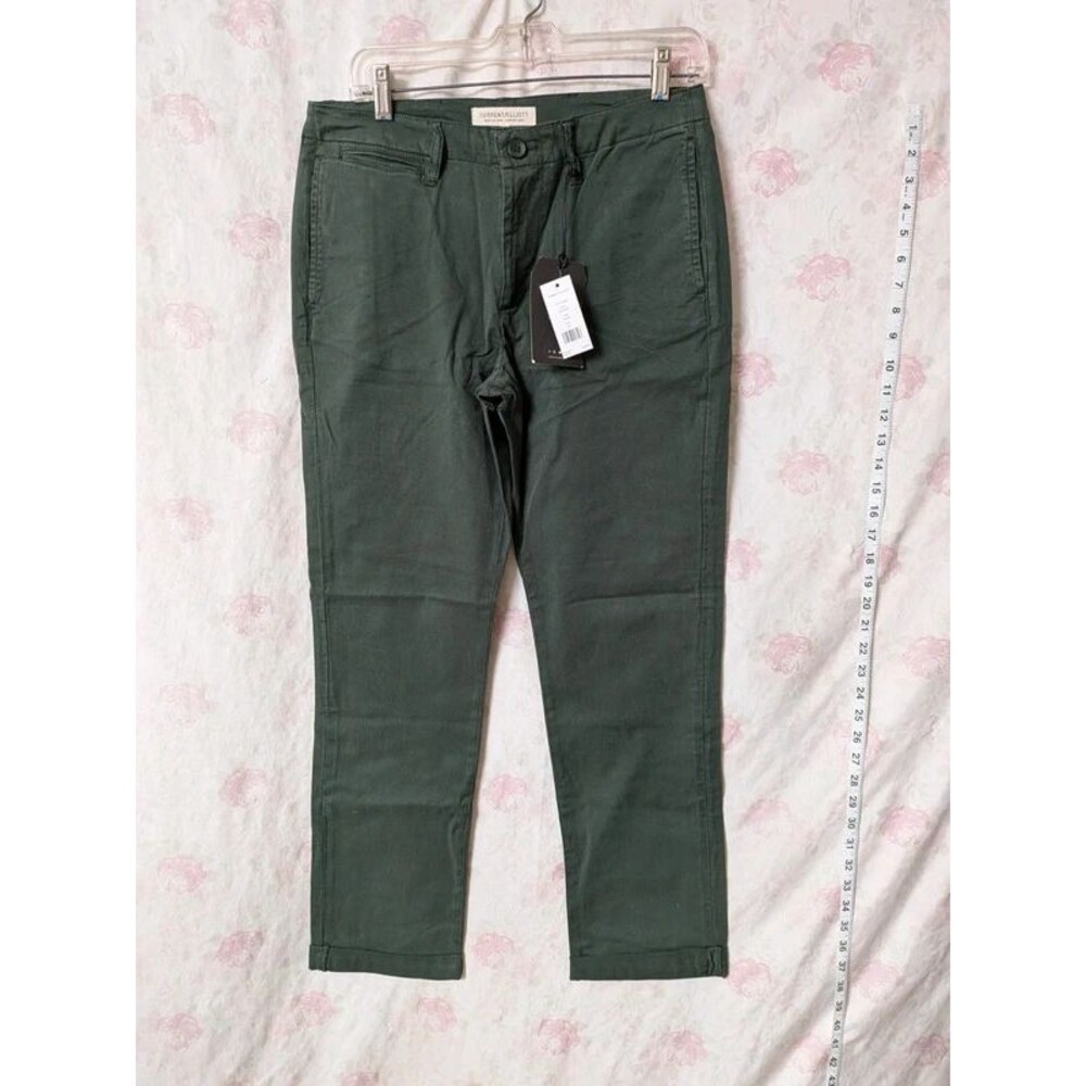 Current/Elliott "The Captain" Amazon Green Chino Pants A099